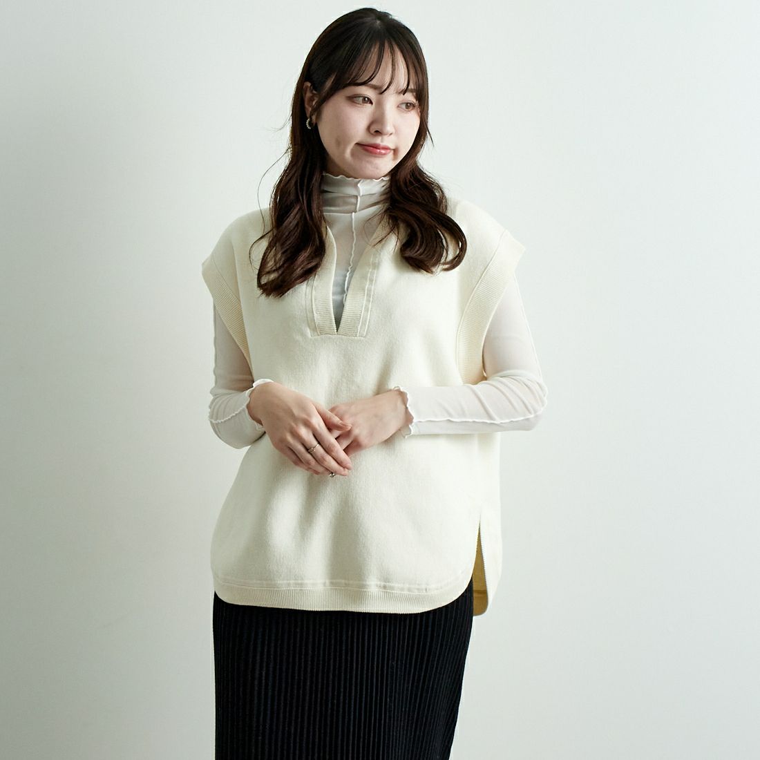 OFF WHITE&&モデル身長：167cm 着用サイズ：F&&