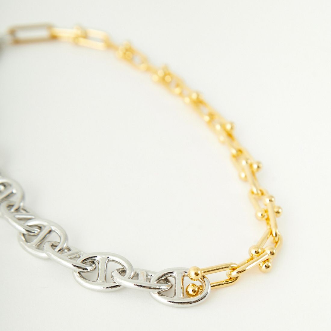 EO [イオ] 2トーンチェーンネックレス [EO25SS-07] GD/SV