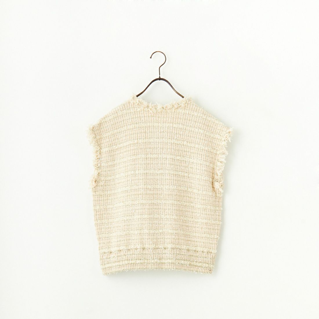 Jeans Factory Clothes [ジーンズファクトリークローズ] ニットツイードベスト [11243809] ｵﾌ