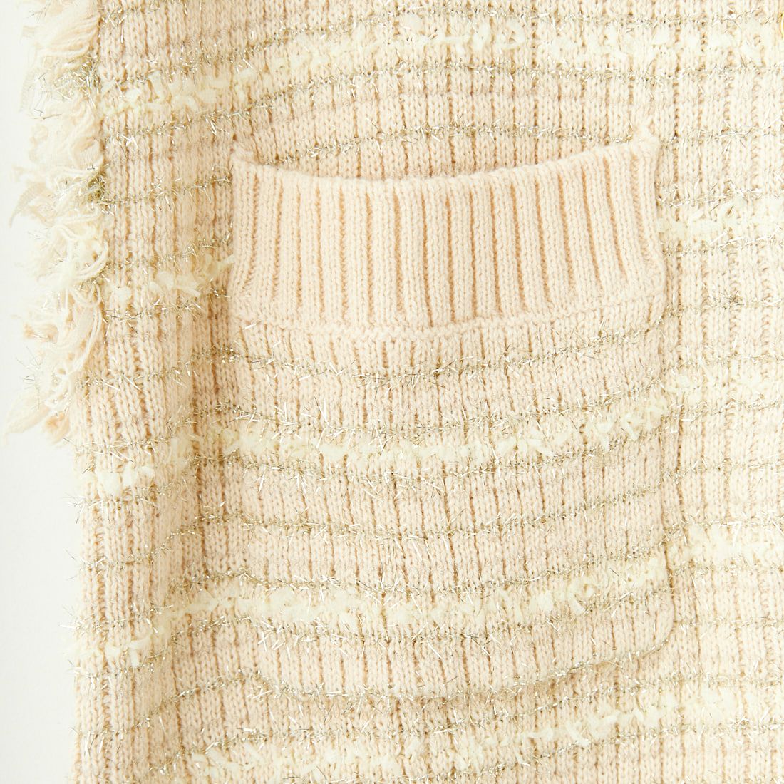 Jeans Factory Clothes [ジーンズファクトリークローズ] ニットツイードベスト [11243809] ｵﾌ