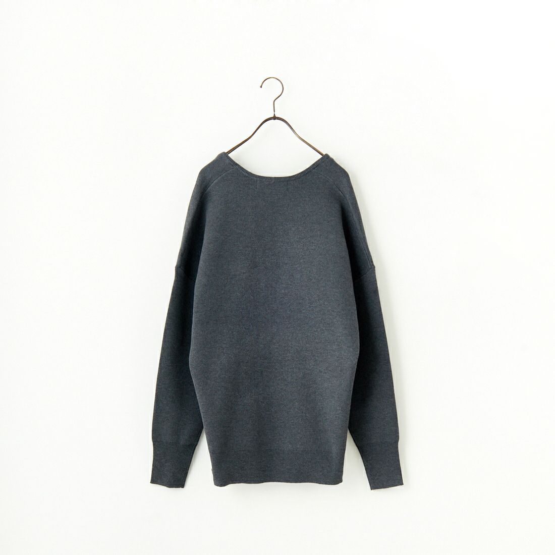 SUGAR ROSE [シュガーローズ] Vネックオーバーサイズニット [246901] 07 C.GRAY