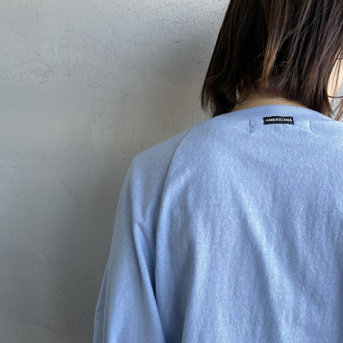 Americana × JEANS FACTORY [アメリカーナ × ジーンズファクトリー] 別注 7分袖 ラグランスリーブプリントTシャツ [ASO-777-1-JF] ｻｯｸｽ
