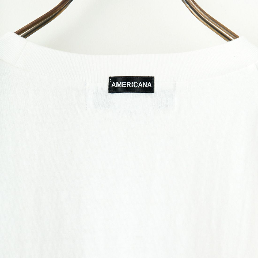 Americana × JEANS FACTORY [アメリカーナ × ジーンズファクトリー] 別注 7分袖 ラグランスリーブプリントTシャツ [ASO-777-1-JF] ﾎﾜｲﾄ