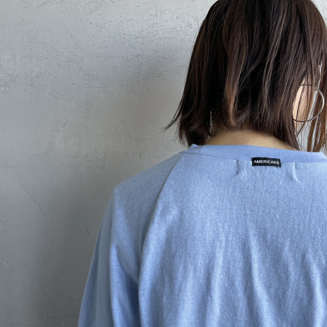 Americana × JEANS FACTORY [アメリカーナ × ジーンズファクトリー] 別注 7分袖 ラグランスリーブプリントTシャツ [ASO-777-2-JF] ｻｯｸｽ