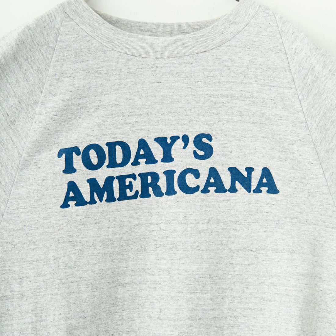 Americana × JEANS FACTORY [アメリカーナ × ジーンズファクトリー] 別注 7分袖 ラグランスリーブプリントTシャツ [ASO-777-2-JF] ﾓｸｸﾞﾚｰ