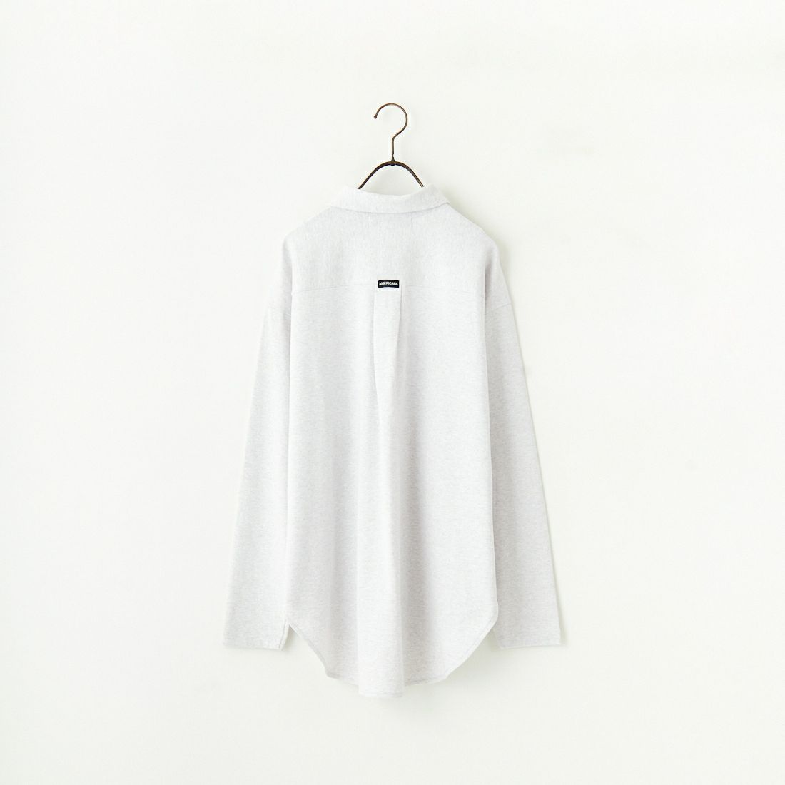 Americana × JEANS FACTORY [アメリカーナ × ジーンズファクトリー] 別注 コットンジャージー ポロ襟カットソーシャツ [ASO-778-2-JF] ｱｯｼｭｸﾞﾚｰ