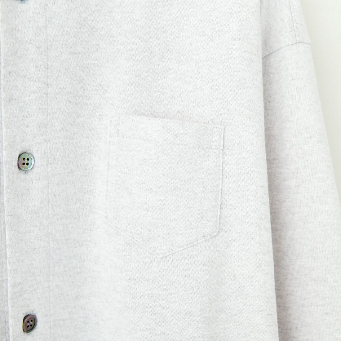 Americana × JEANS FACTORY [アメリカーナ × ジーンズファクトリー] 別注 コットンジャージー ポロ襟カットソーシャツ [ASO-778-2-JF] ｱｯｼｭｸﾞﾚｰ
