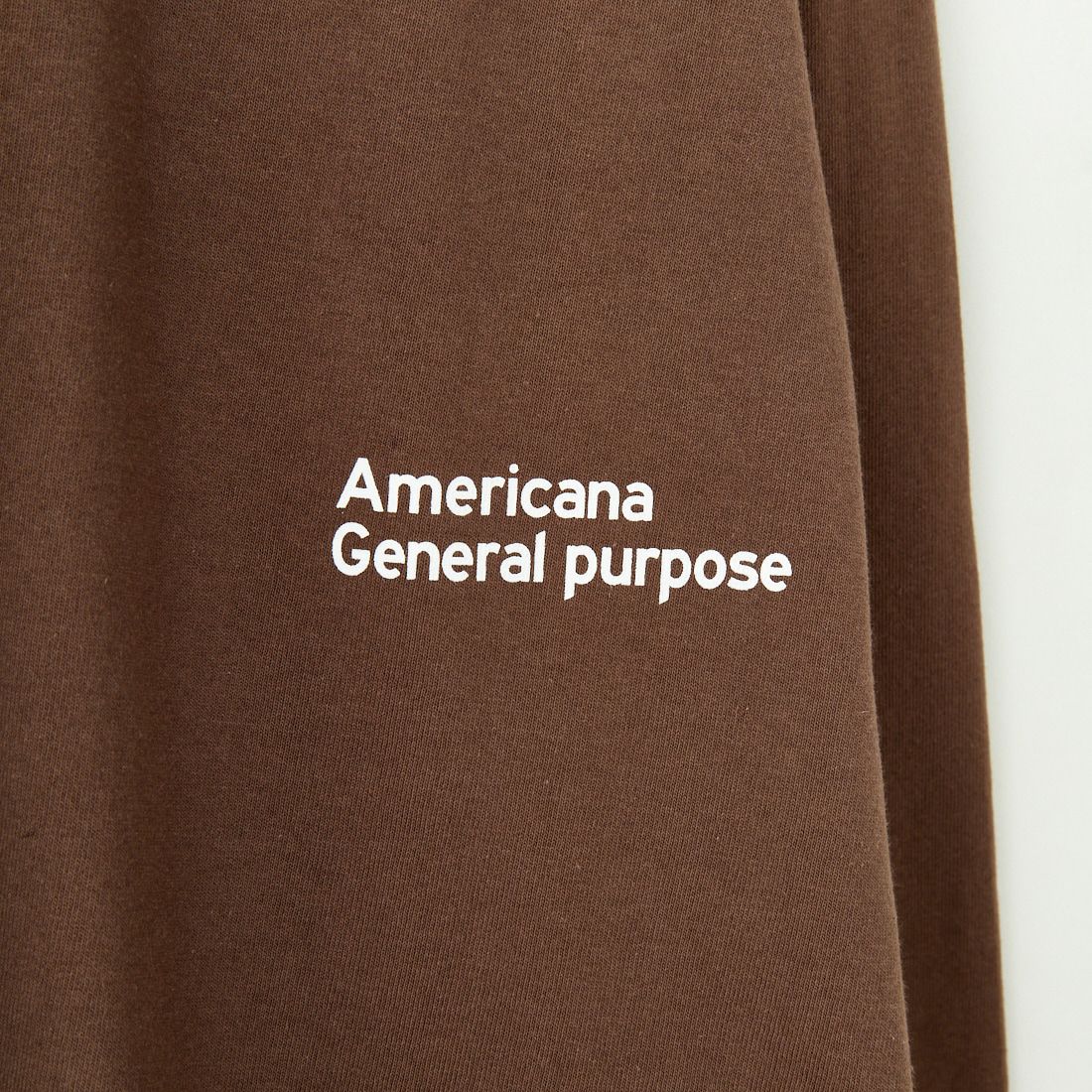 Americana × JEANS FACTORY [アメリカーナ × ジーンズファクトリー] 別注 コットンジャージー ポロ襟カットソーシャツ [ASO-778-2-JF] ﾌﾞﾗｳﾝ