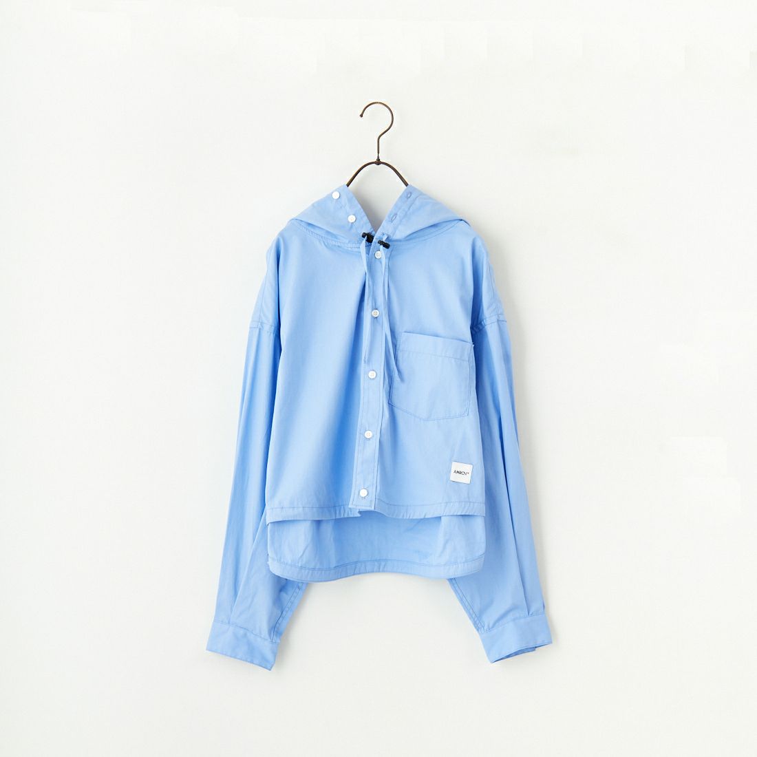 Americana × JEANS FACTORY [アメリカーナ × ジーンズファクトリー] 別注 ショート丈 フードシャツジャケット [ASO-L-779-1-JF] ｻｯｸｽ