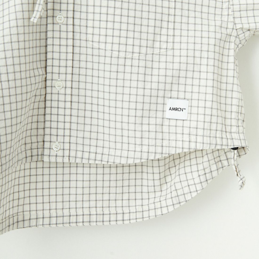 Americana × JEANS FACTORY [アメリカーナ × ジーンズファクトリー] 別注 フード付き チェックシャツアウター [ASO-L-779-2-JF] ｷﾅﾘ