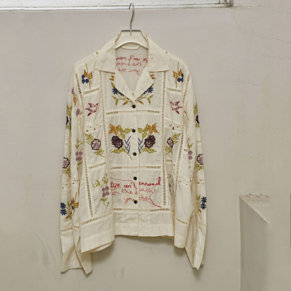TODAYFUL [トゥデイフル] エンブロイダリーパッチワークシャツ [12510404] ECRU