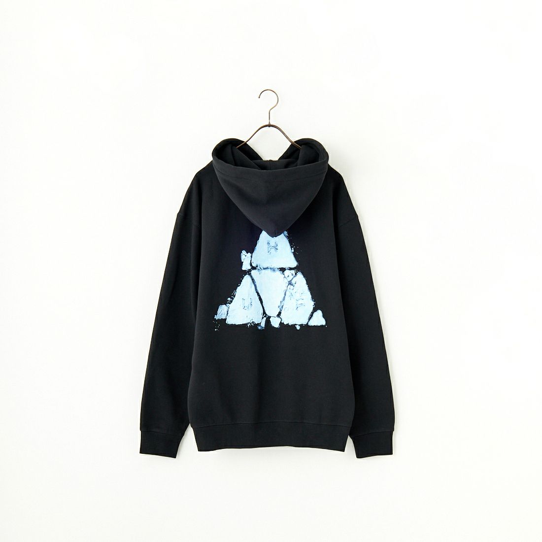 HUF [ハフ] ステイ チル トリプルトライアングル プルオーバーパーカー [PF00711] BLACK