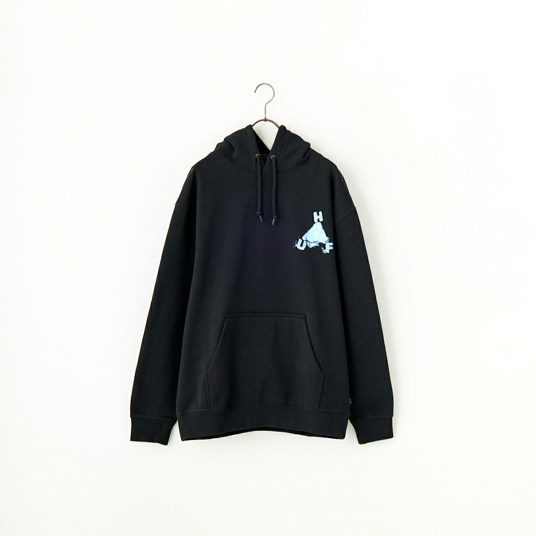 HUF [ハフ] ステイ チル トリプルトライアングル プルオーバーパーカー [PF00711] BLACK