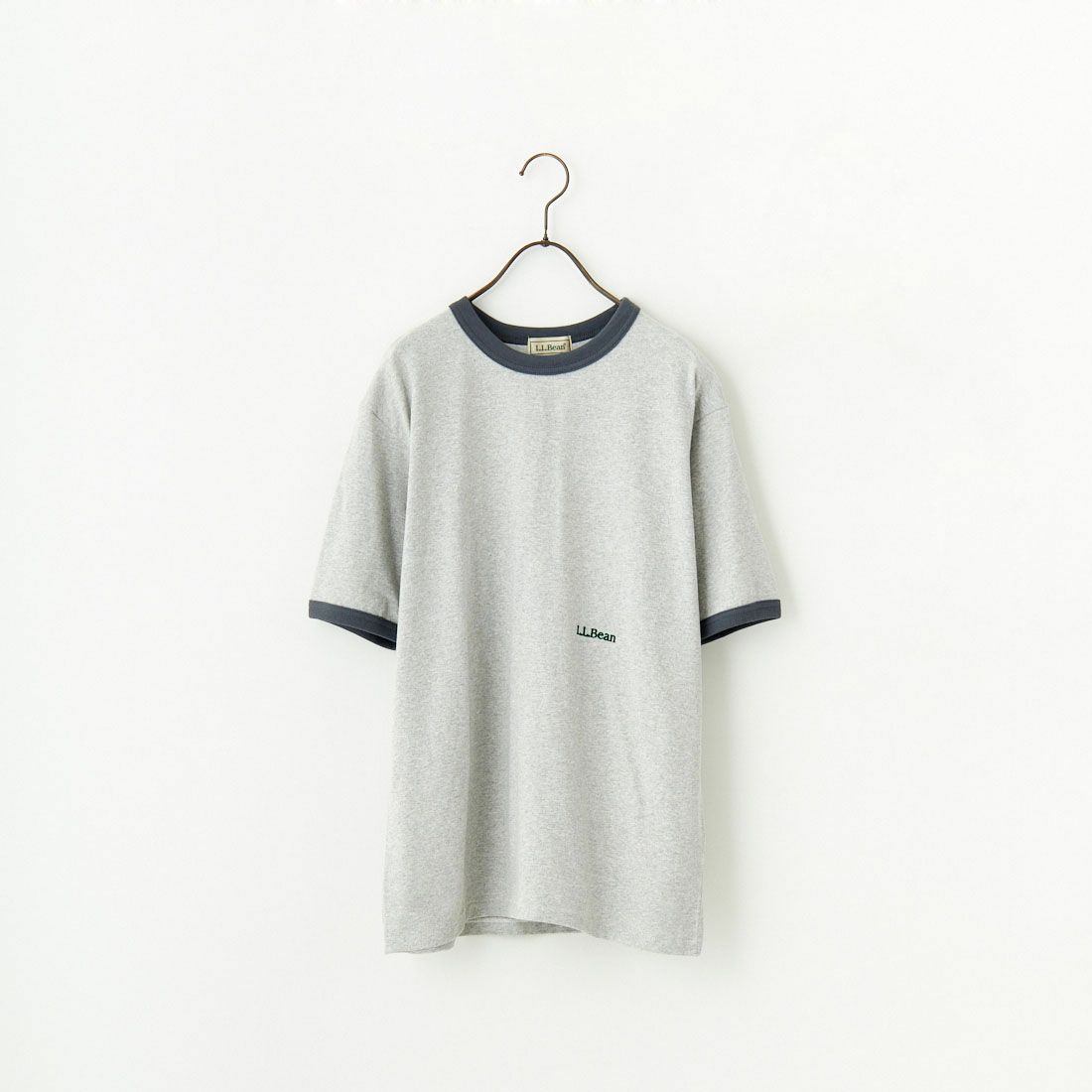 L.L.BEAN [エルエルビーン] MORRILL ショートスリーブリンガーTシャツ [5275-0142] 19 BIRCH