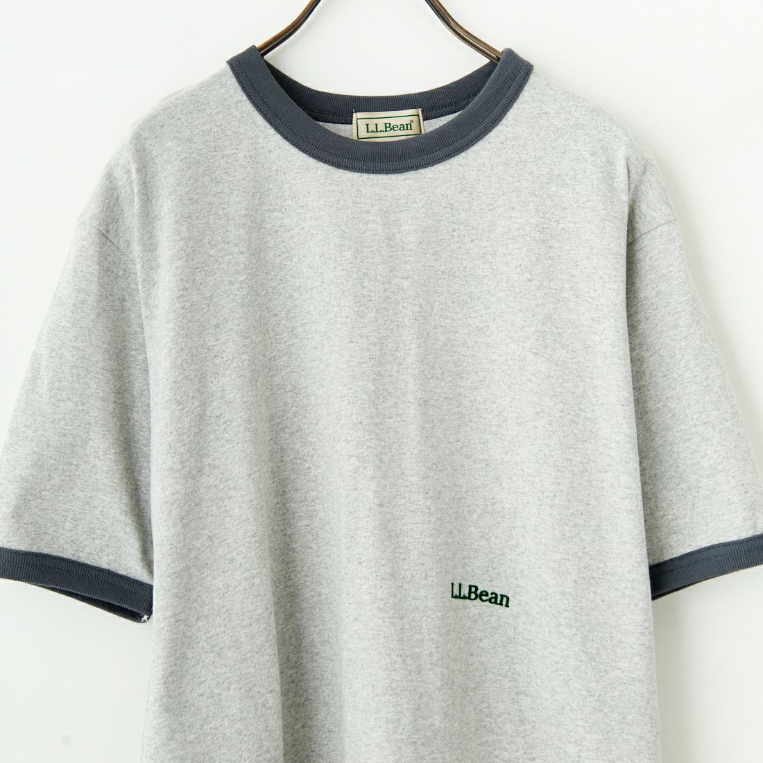 L.L.BEAN [エルエルビーン] MORRILL ショートスリーブリンガーTシャツ [5275-0142] 19 BIRCH