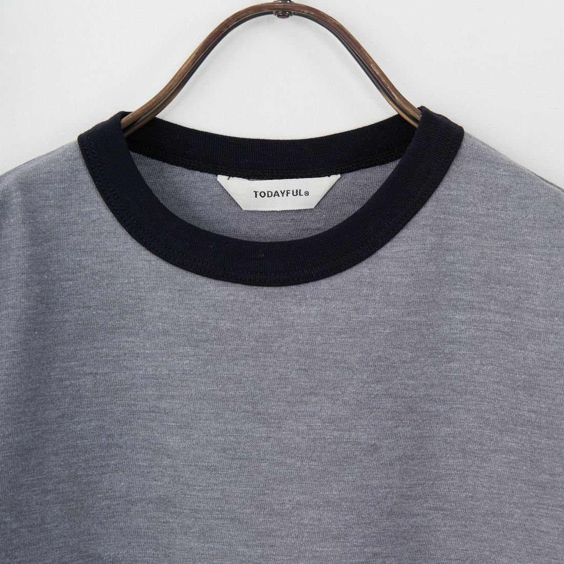 TODAYFUL [トゥデイフル] コンパクトリンガーTシャツ [12510608] GRY