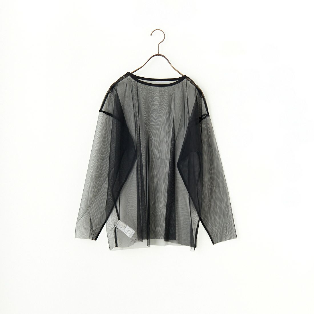 Jf Ready Made [ジェイエフレディメイド] リブ使いチュールプルオーバー [3004104] 801 ﾌﾞﾗｯｸ