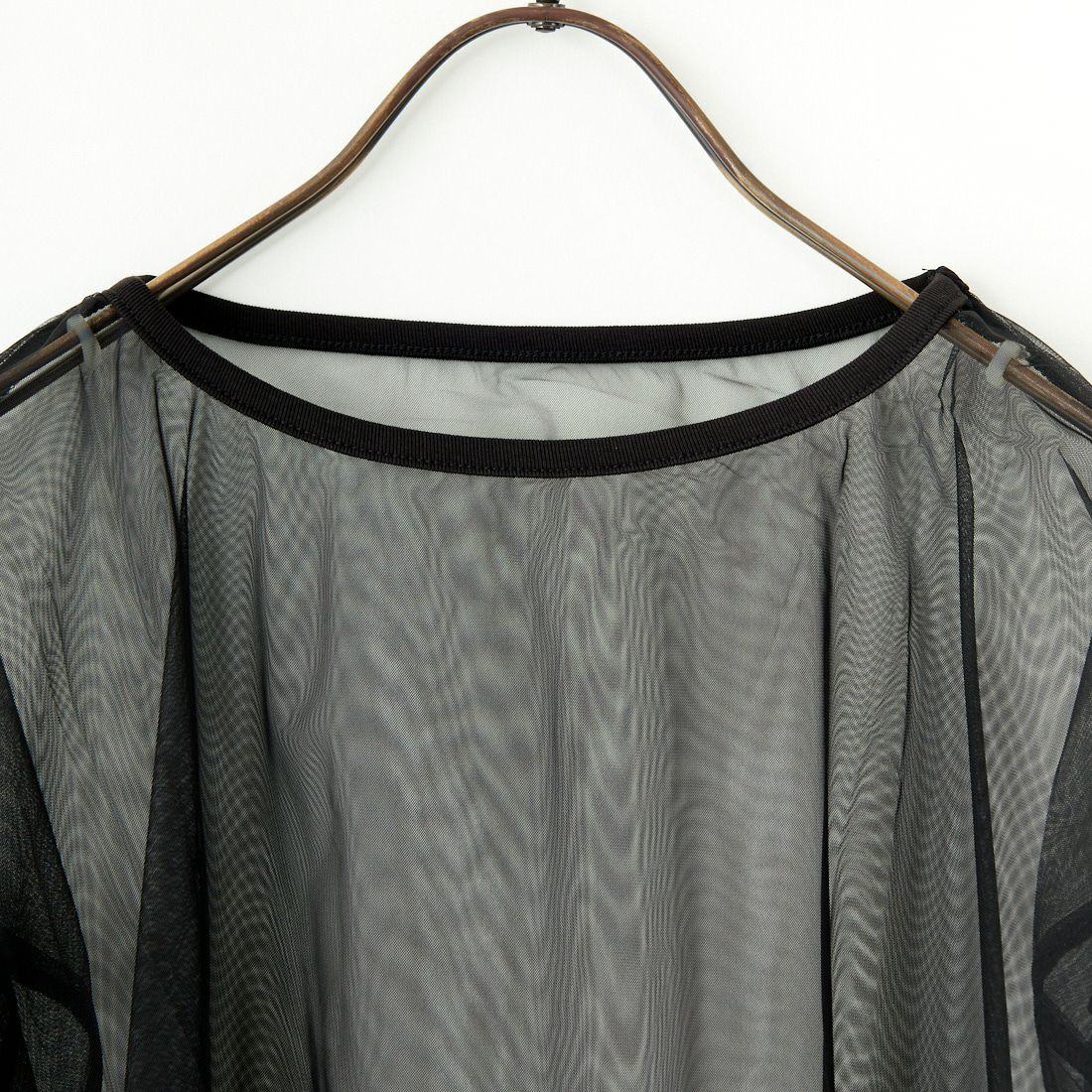 Jf Ready Made [ジェイエフレディメイド] リブ使いチュールプルオーバー [3004104] 801 ﾌﾞﾗｯｸ