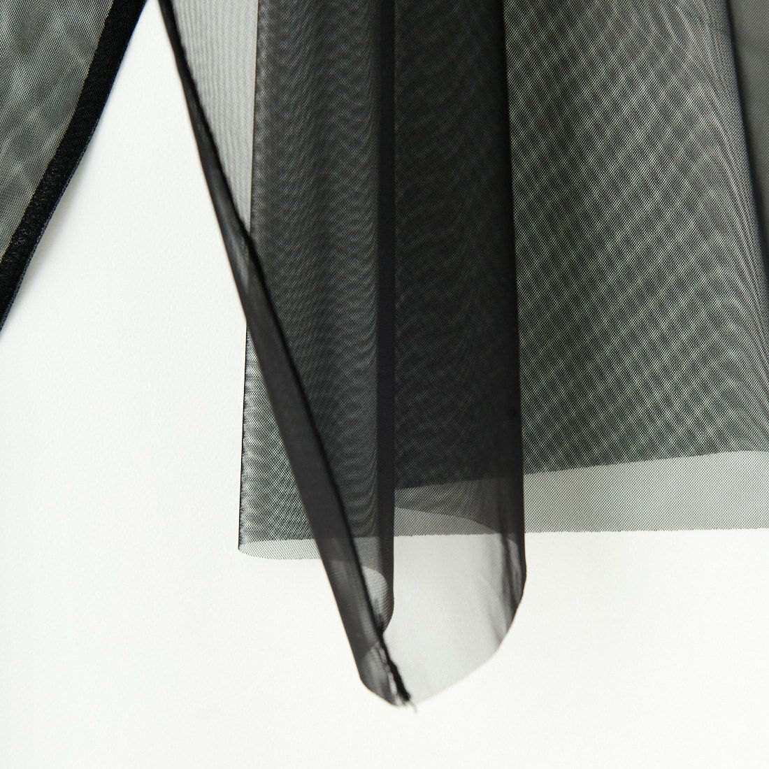 Jf Ready Made [ジェイエフレディメイド] リブ使いチュールプルオーバー [3004104] 801 ﾌﾞﾗｯｸ