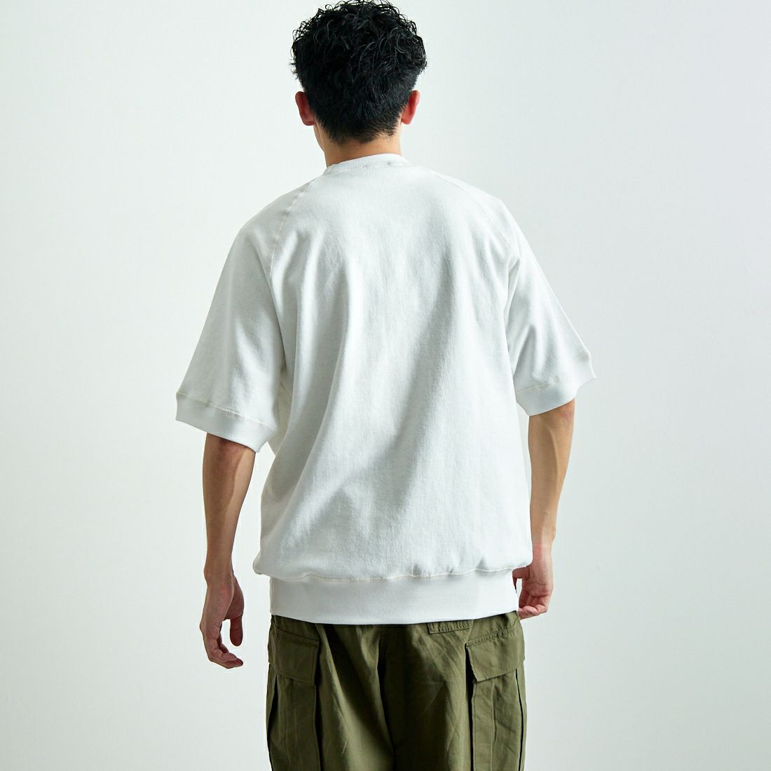 L.L.BEAN [エルエルビーン] PORTAGE ショートスリーブスウェット [5275-0037] 09 WHITE