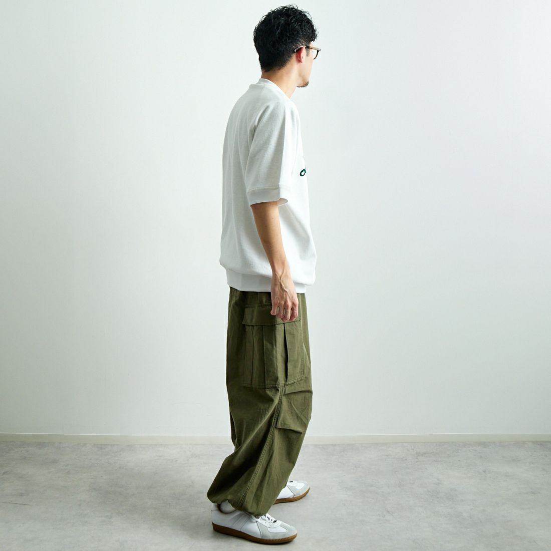 L.L.BEAN [エルエルビーン] PORTAGE ショートスリーブスウェット [5275-0037] 09 WHITE