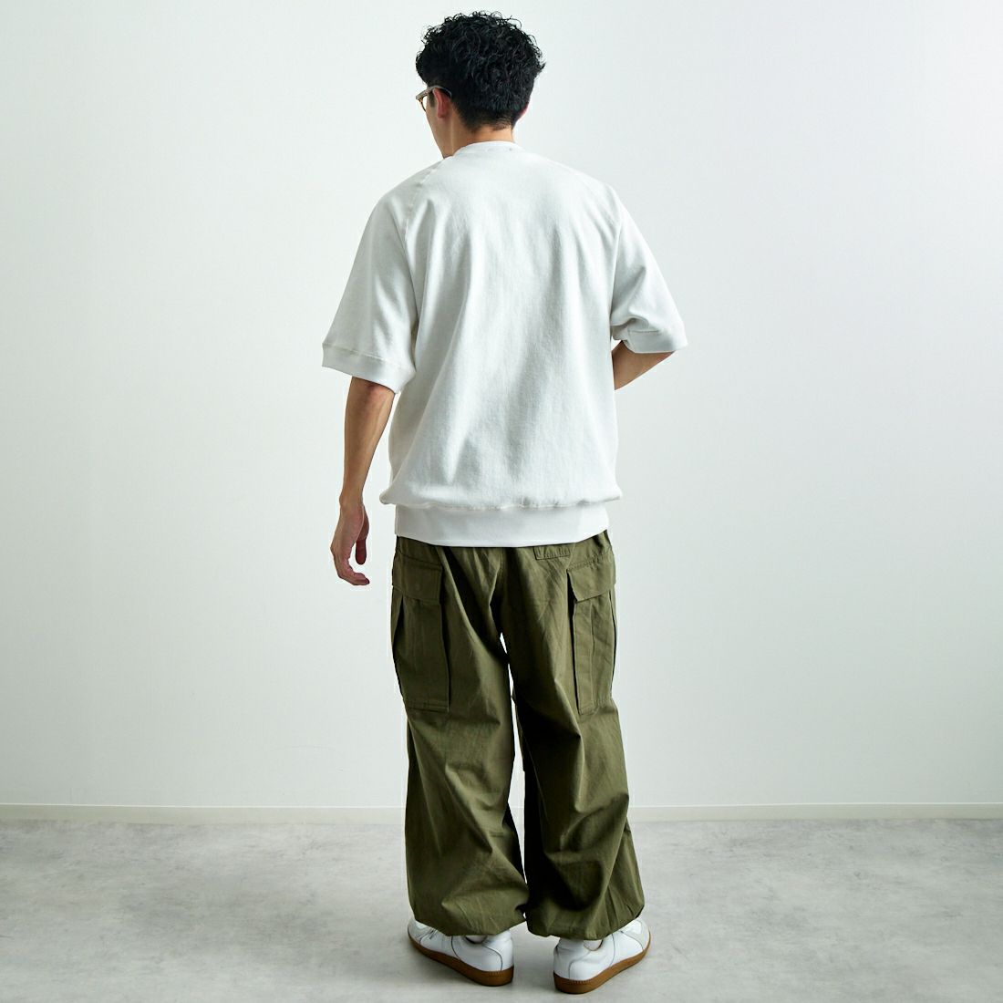 L.L.BEAN [エルエルビーン] PORTAGE ショートスリーブスウェット [5275-0037] 09 WHITE