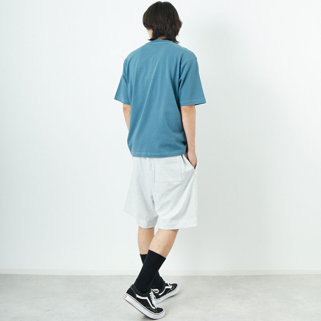 L.L.BEAN [エルエルビーン] Union ショートスリーブTシャツ [5275-0038] 46 OCEAN &&モデル身長：179cm 着用サイズ：M&&