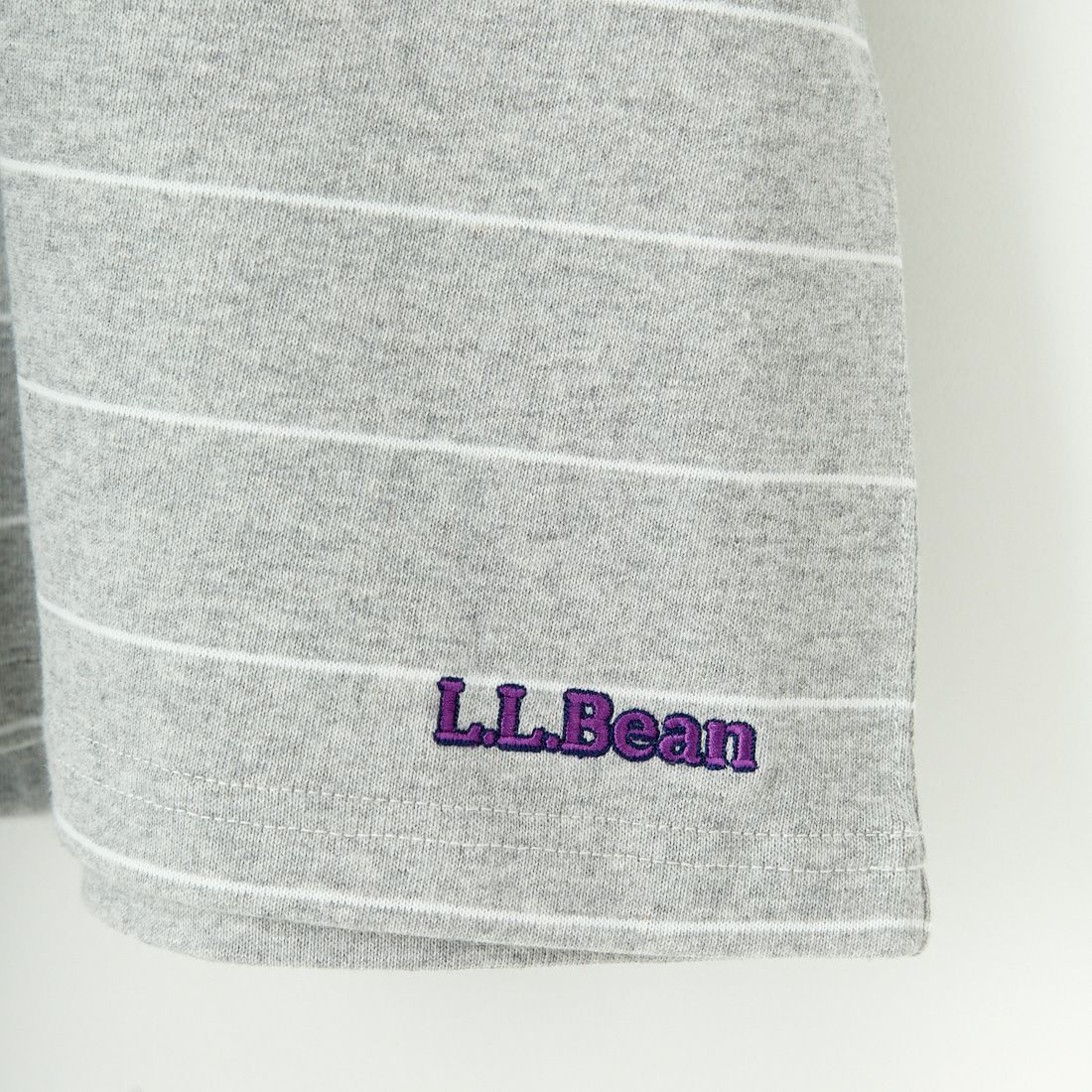L.L.BEAN [エルエルビーン] Union ショートスリーブボーダーTシャツ [5275-0039] 93 BIRCH/W