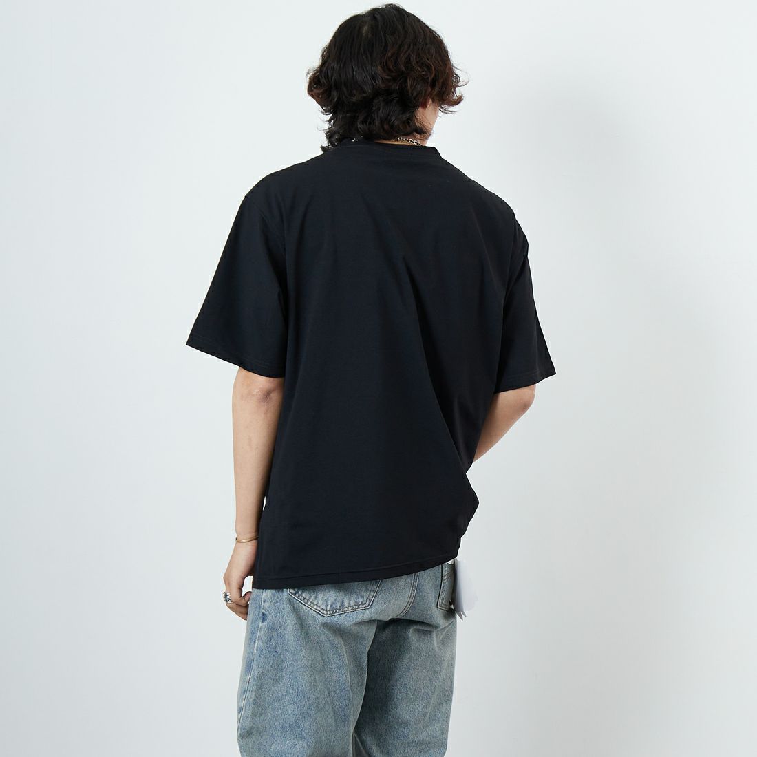 L.L.BEAN [エルエルビーン] Bean's カタディンロゴポケットTシャツ [5275-0046] 48 CHARCOA &&モデル身長：179cm 着用サイズ：L&&
