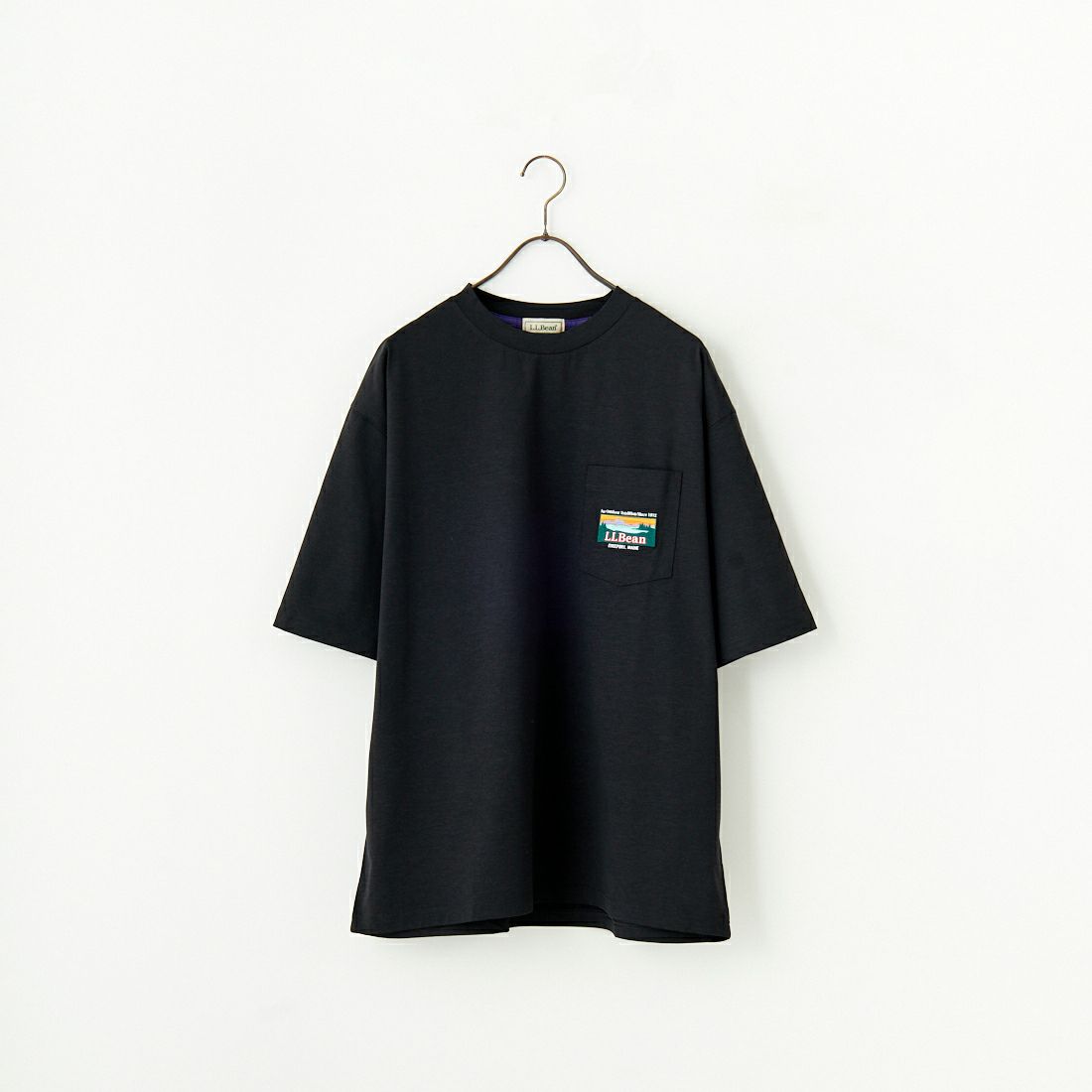 L.L.BEAN [エルエルビーン] Bean's カタディンロゴポケットTシャツ [5275-0046] 48 CHARCOA