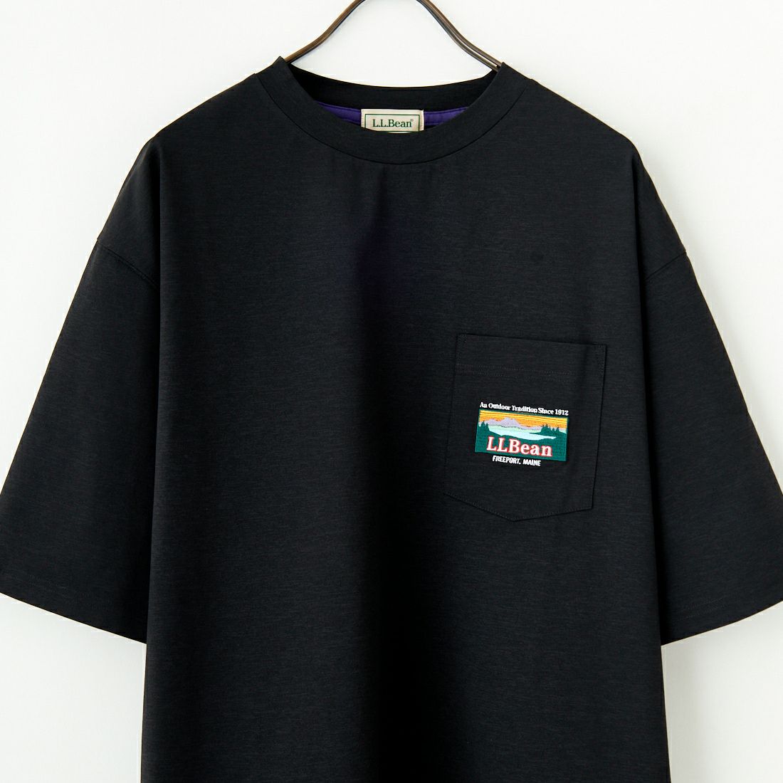 L.L.BEAN [エルエルビーン] Bean's カタディンロゴポケットTシャツ [5275-0046] 48 CHARCOA