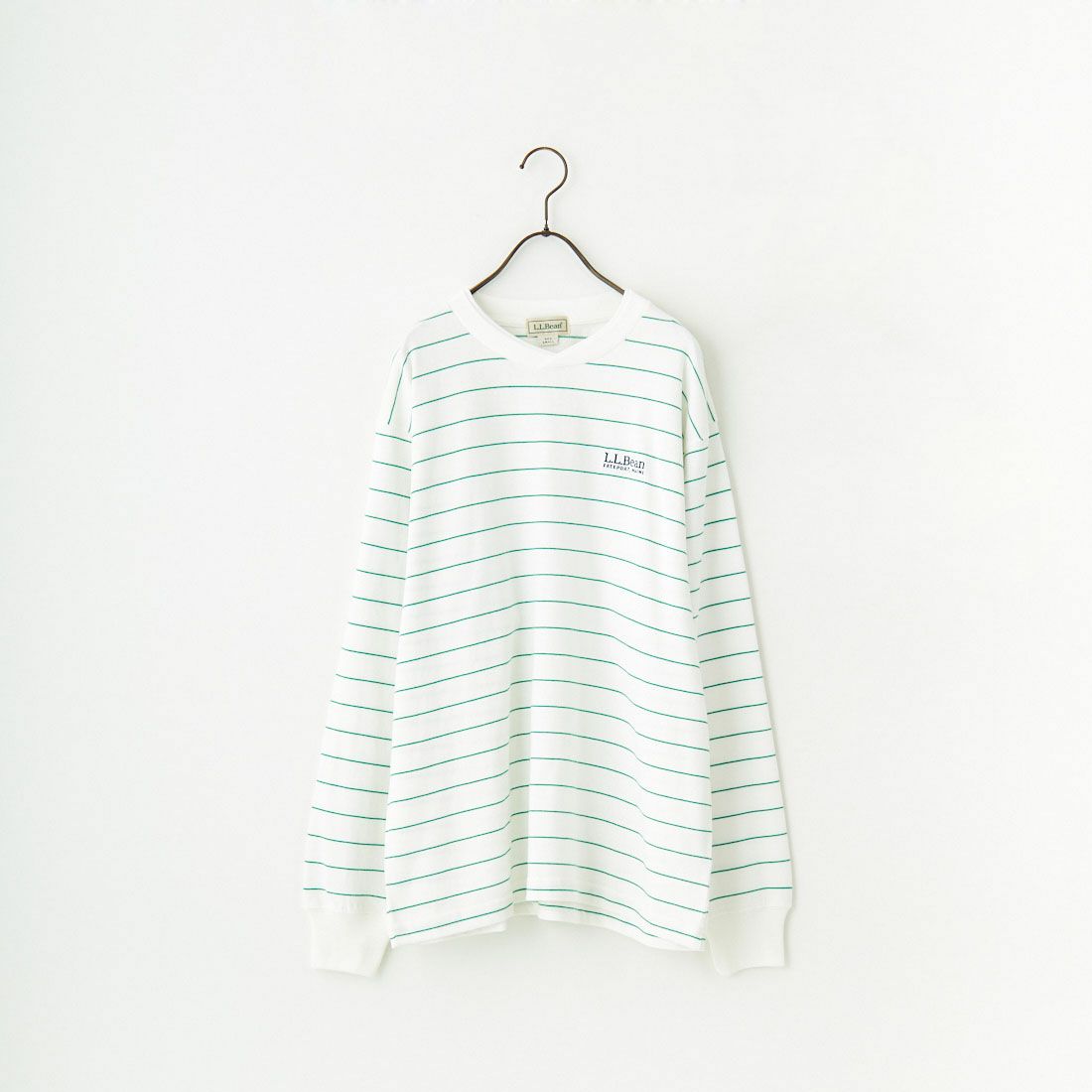 L.L.BEAN [エルエルビーン] Union ロングスリーブTシャツ [5175-9084] 90 W/L.GRN