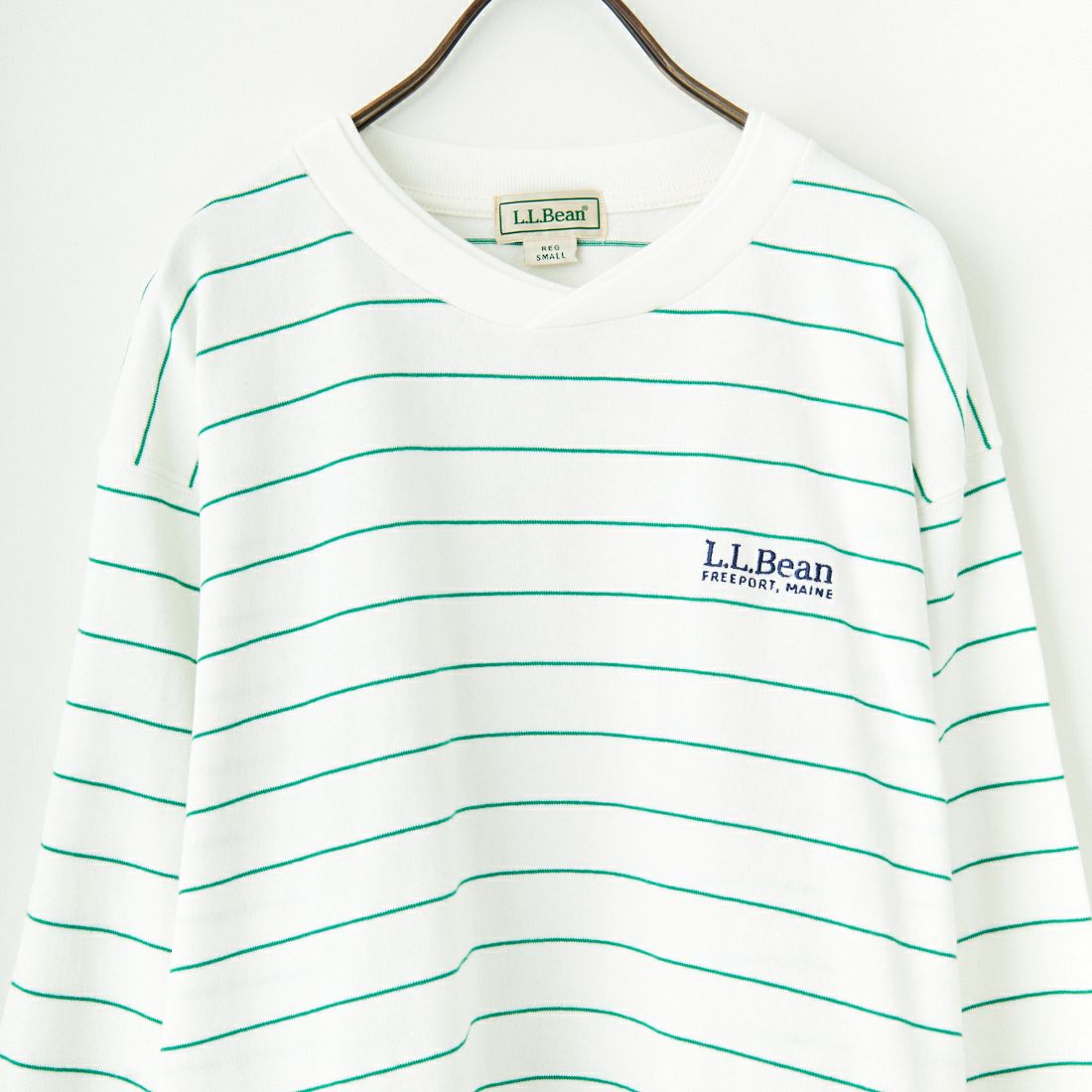 L.L.BEAN [エルエルビーン] Union ロングスリーブTシャツ [5175-9084] 90 W/L.GRN