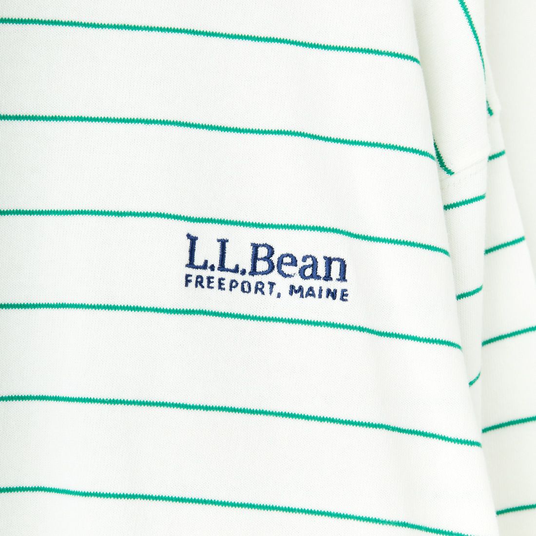 L.L.BEAN [エルエルビーン] Union ロングスリーブTシャツ [5175-9084] 90 W/L.GRN