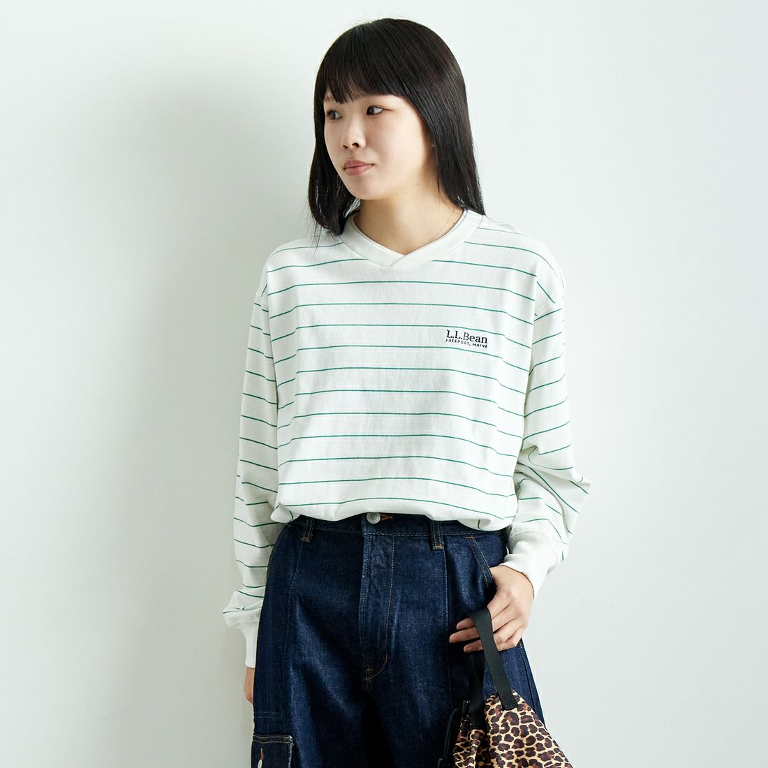 90 W/L.GRN&&モデル身長：167cm 着用サイズ：S&&