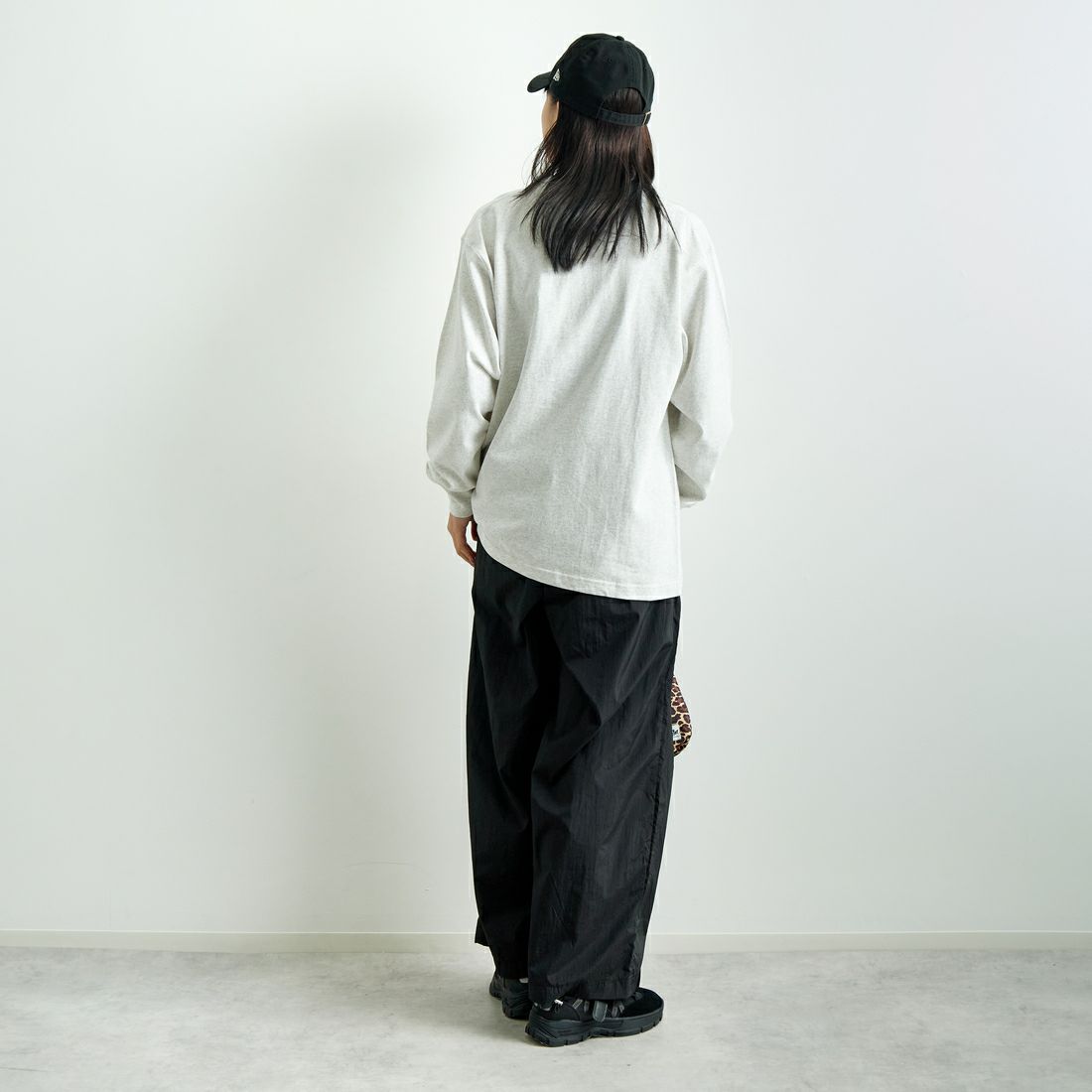 L.L.BEAN [エルエルビーン] Union ロングスリーブTシャツ [5175-9084] 19 BIRCH &&モデル身長：167cm 着用サイズ：S&&