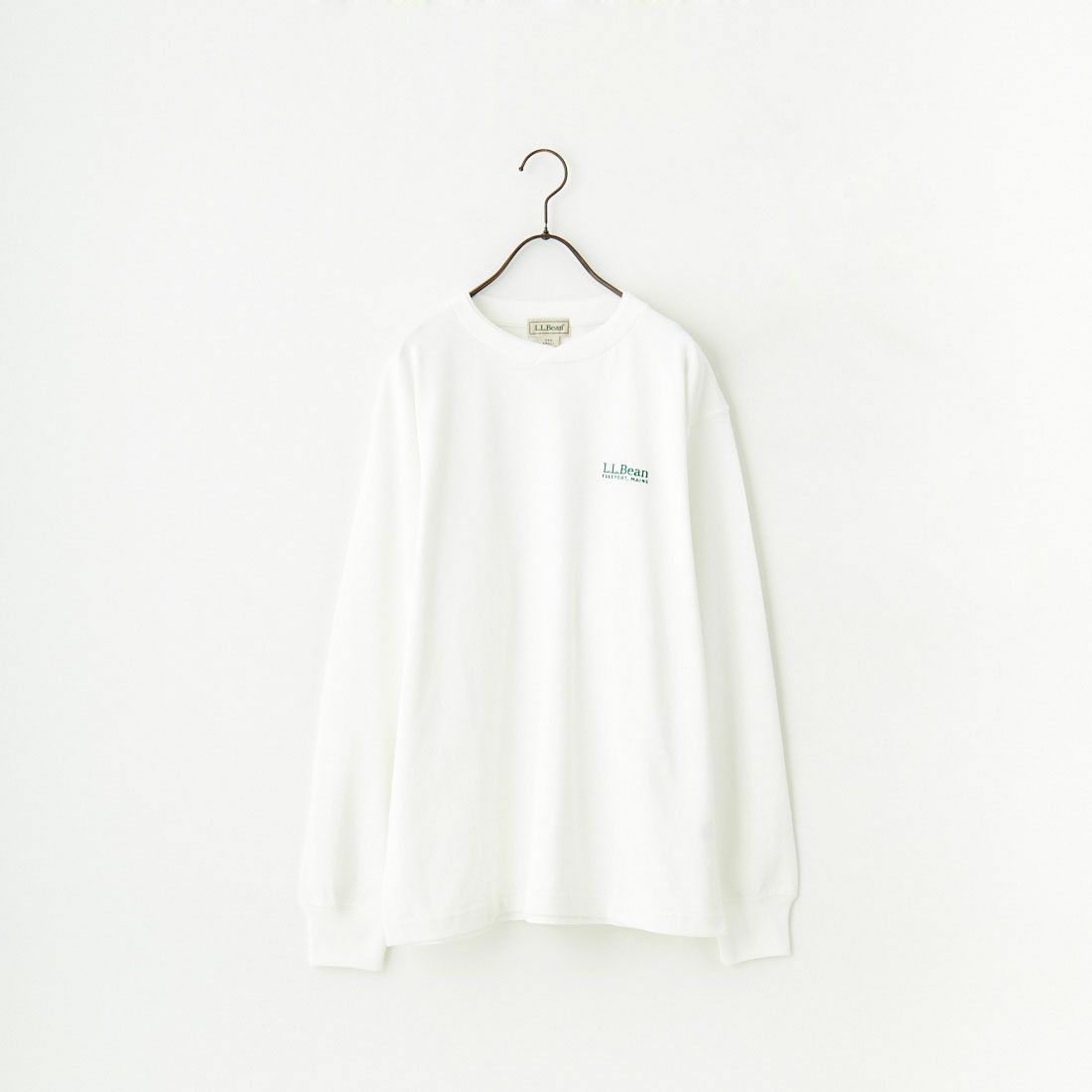 L.L.BEAN [エルエルビーン] Union ロングスリーブTシャツ [5175-9084] 09 WHITE