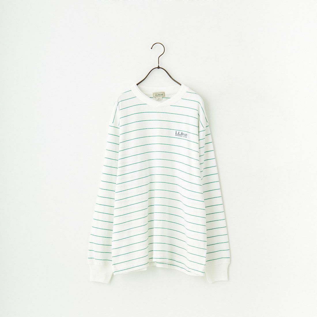 L.L.BEAN [エルエルビーン] Union ロングスリーブTシャツ [5175-9084] 90 W/L.GRN