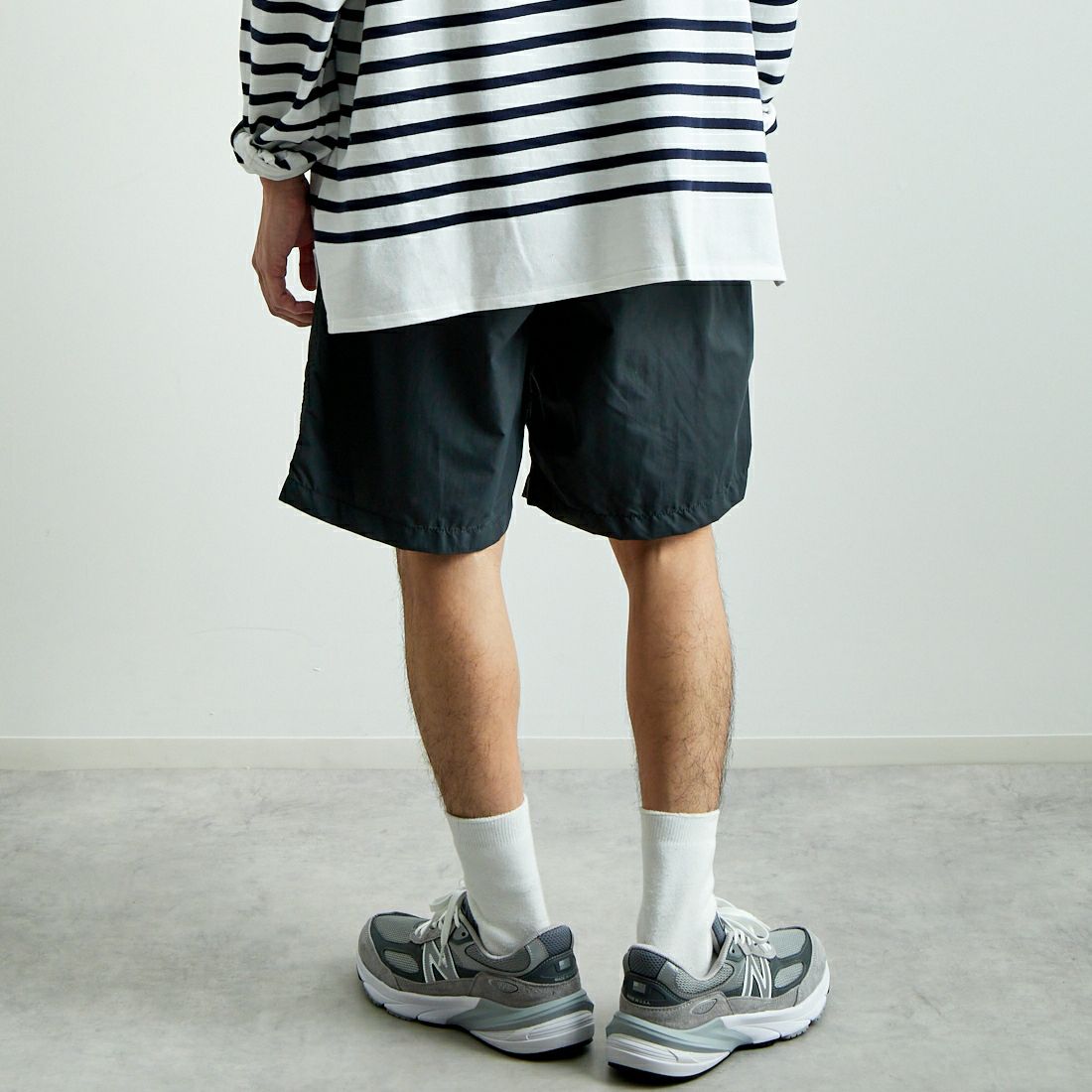 L.L.BEAN [エルエルビーン] MILO プルオンショーツ [5275-0035] 48 DK.CHAR &&モデル身長：168cm 着用サイズ：L&&