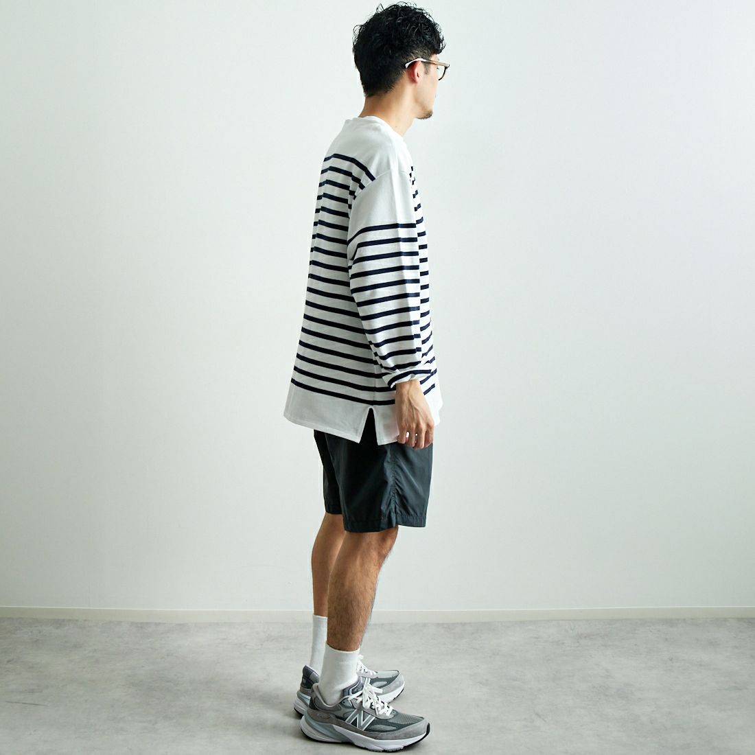 L.L.BEAN [エルエルビーン] MILO プルオンショーツ [5275-0035] 48 DK.CHAR &&モデル身長：168cm 着用サイズ：L&&