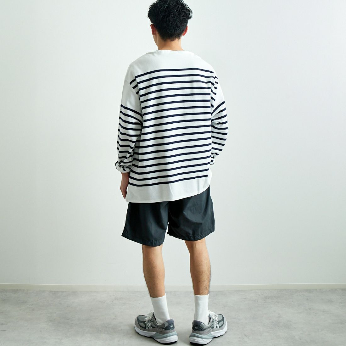 L.L.BEAN [エルエルビーン] MILO プルオンショーツ [5275-0035] 48 DK.CHAR &&モデル身長：168cm 着用サイズ：L&&