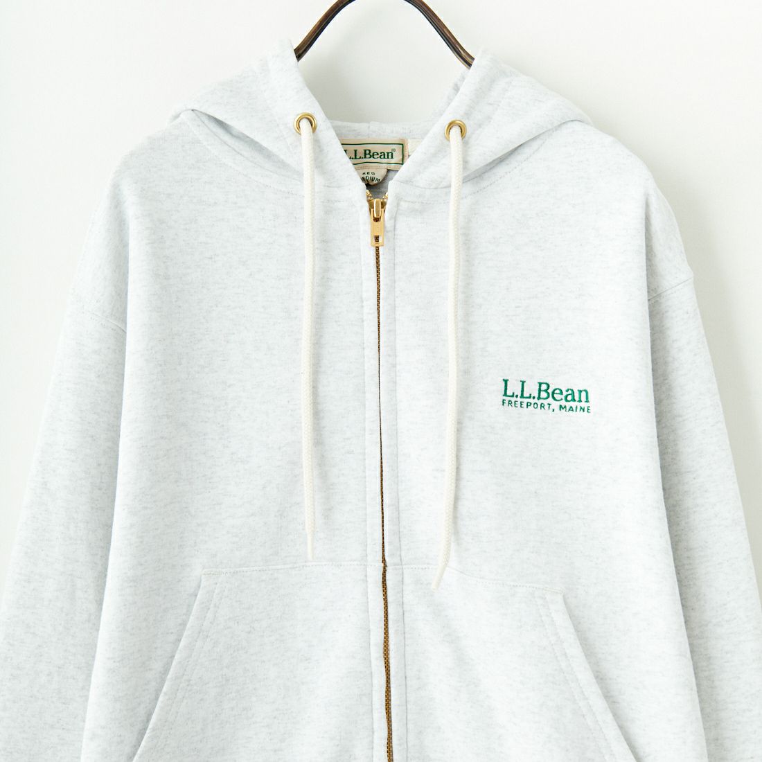L.L.BEAN [エルエルビーン] PORTAGE フルジップフーデッドスウェット [5175-9181] 19 BIRCH