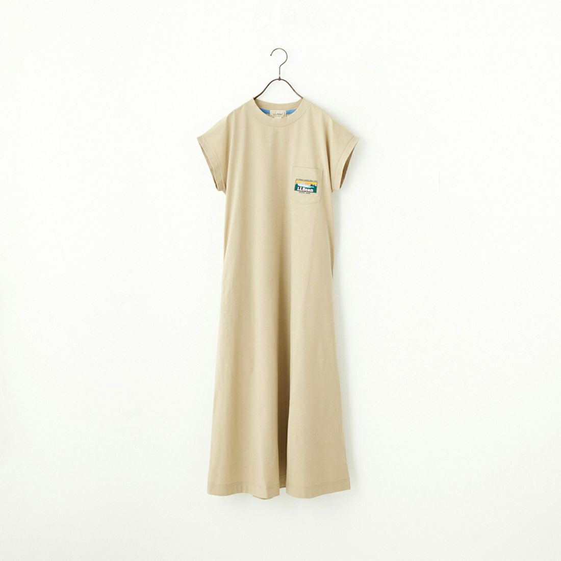 L.L.BEAN [エルエルビーン] サマーショートスリーブドレス [5275-0148] 18 TAN