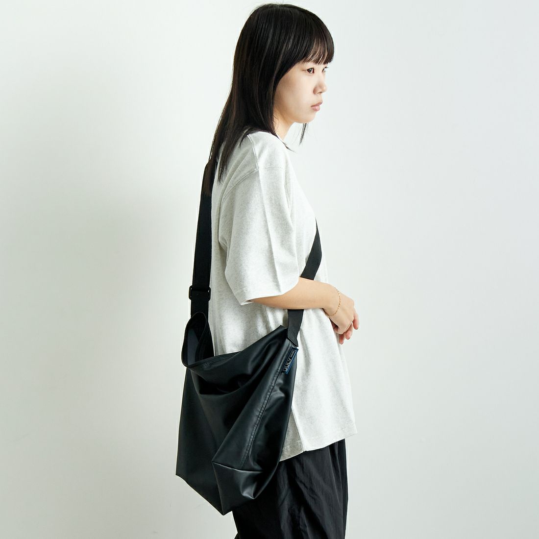 L.L.BEAN [エルエルビーン] Union ショートスリーブTシャツ [5275-0038] 19 BIRCH &&モデル身長：167cm 着用サイズ：S&&