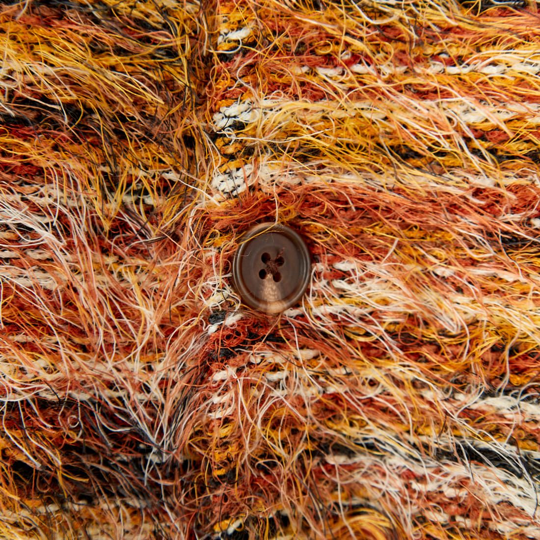 33Degrees [サーティスリーディグリーズ] シャギーニットシャツ [TH-3803] BROWN