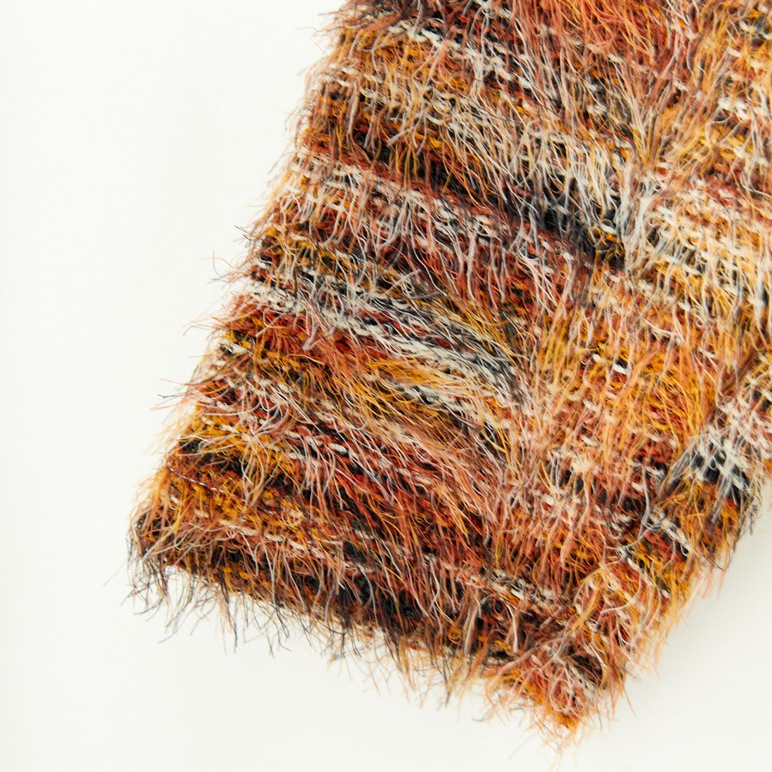 33Degrees [サーティスリーディグリーズ] シャギーニットシャツ [TH-3803] BROWN