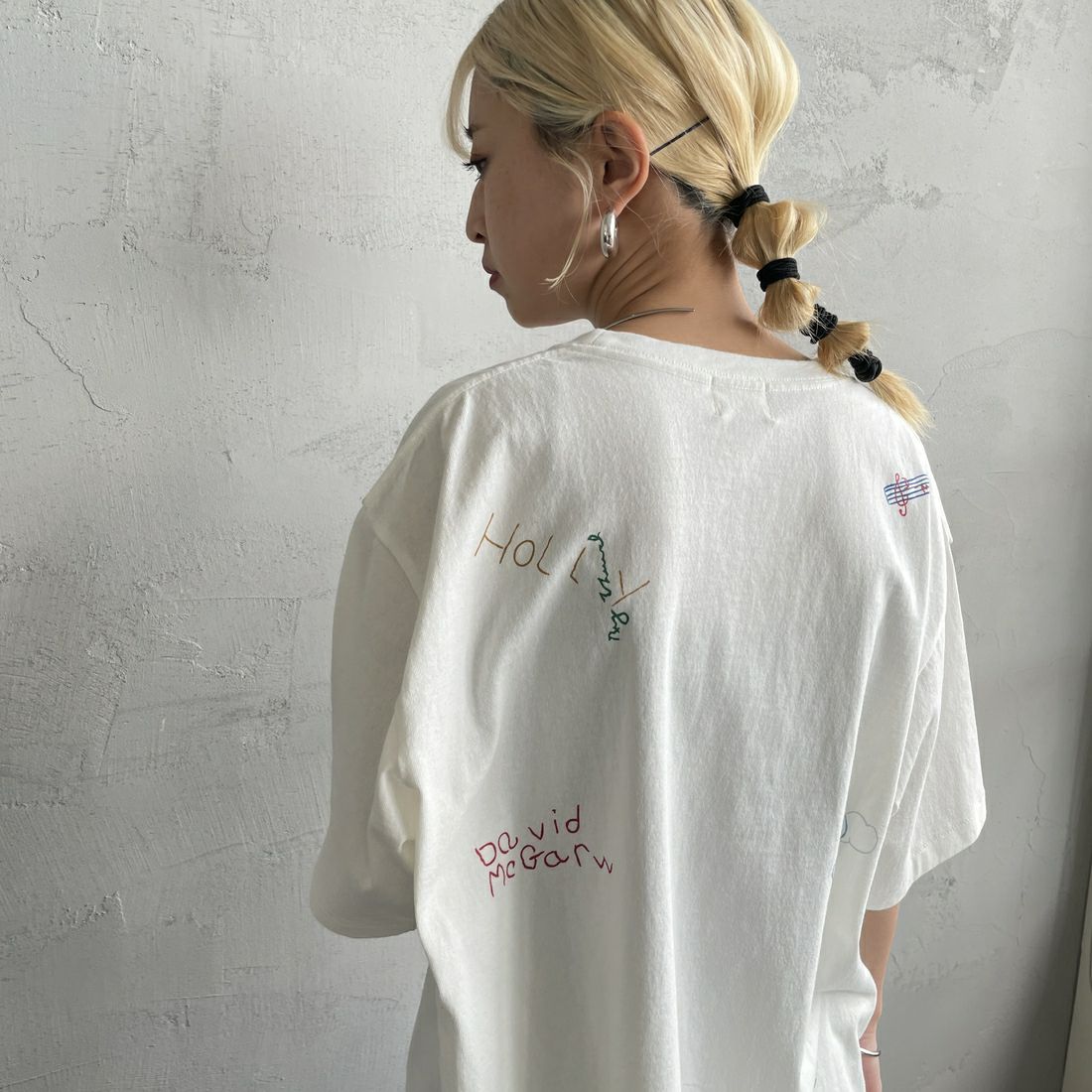 PAY DAY [ペイデイ] 別注 ミックスロゴTシャツ [PD5-CST-IN5-JF] WHITE