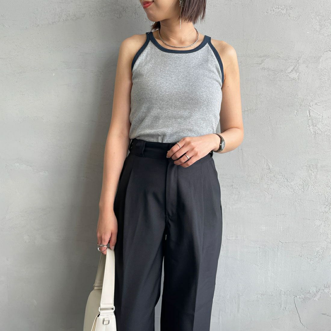 H.GRAY&&モデル身長：159cm 着用サイズ：F&&