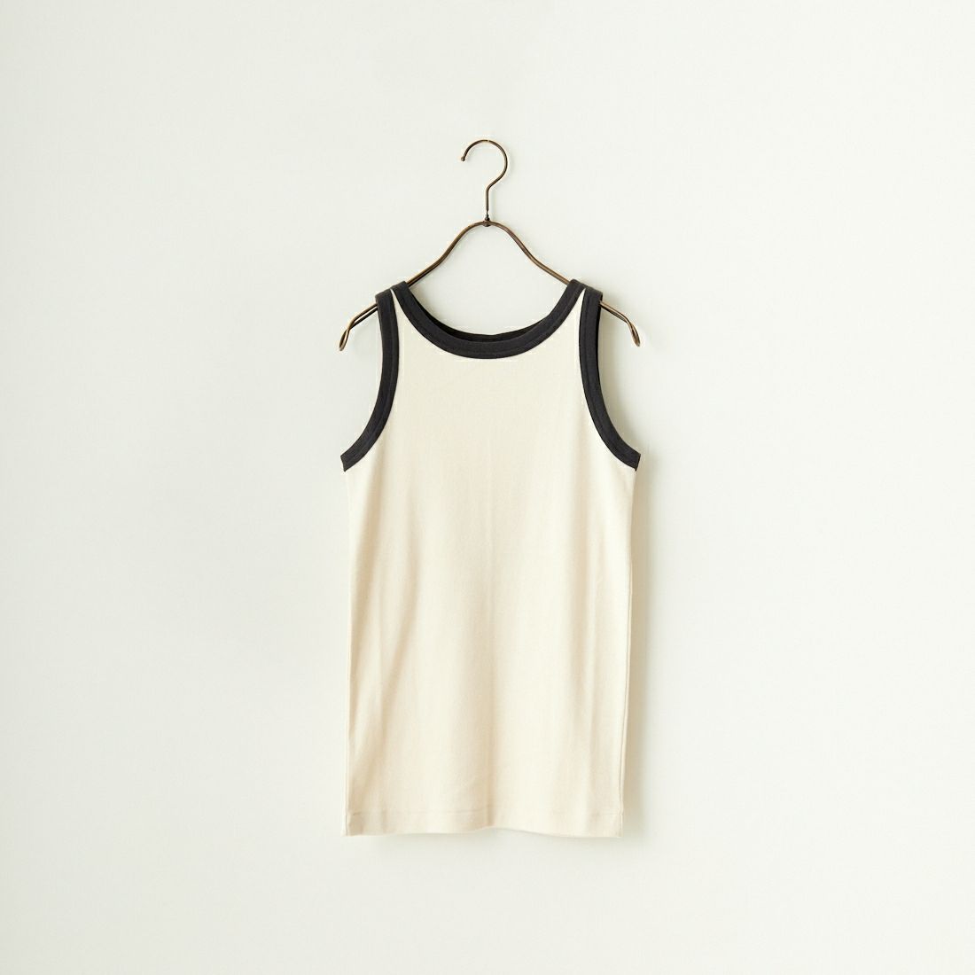 Noir Fabrik [ヌワールファブリック] コットンフライス アメリカンスリーブタンクトップ [IN-01-25SS] ﾅﾁｭﾗﾙ/ｽﾐｸﾛ
