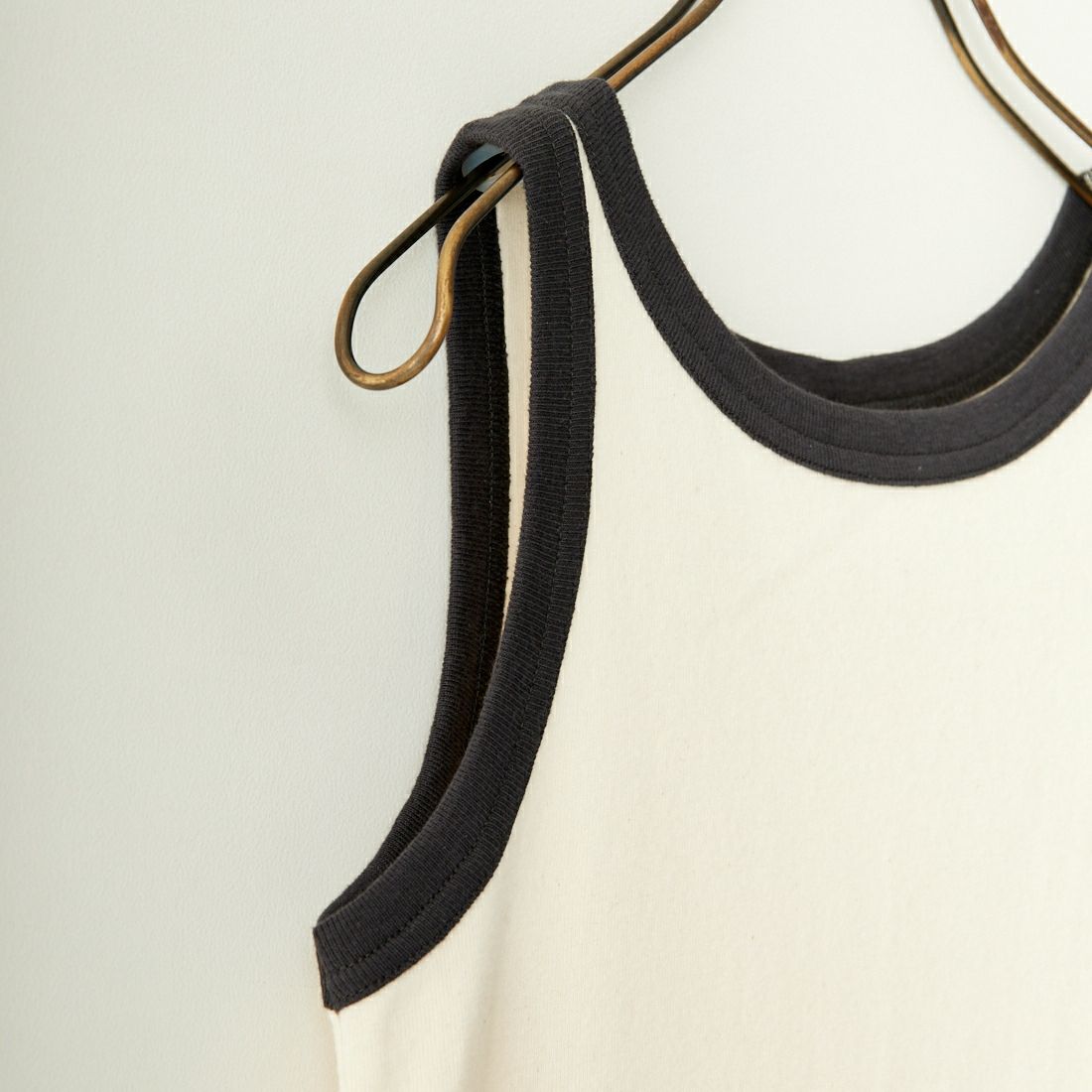 Noir Fabrik [ヌワールファブリック] コットンフライス アメリカンスリーブタンクトップ [IN-01-25SS] ﾅﾁｭﾗﾙ/ｽﾐｸﾛ